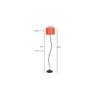 Deven Orange Cotton Shade Floor Lamp