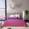 Stoa Paris Comforter for King Size Bed, 300 TC Ultra Satin Fabric  Pink Indigo