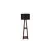 Rosa Black Cotton Shade Floor Lamp
