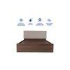 Yama Bed With Premium Leatherette Fabric And Box Storage Queen Bed