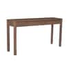 Indiana Scalloped Edge Solid Wood Console Table Modern Design