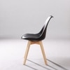 Kepler Brooks Valente Cafeteria Dining Chair in Black Colour