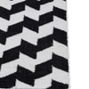 Jaipur Rugs Soft Textured Geometric Wool Viscose Dhurrie Rug White 5x8 ft