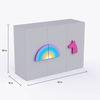 Unicorn'S Playground Cabinet Storage In Light Grey Colour