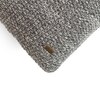 Moss Knit Cushion Cover  Antique Grey Natural 22X22  Inches
