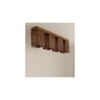 Elegant Brown Solid Wood Ceiling Light