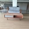 Jarrah Solid Wood Coffee Table in Natural & Black