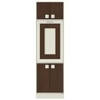 Royale Folding Study Desk cum Bookshelf in Coffee Walnut Colour