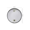 Aluminium Circle Decorative wall mirror by elegant arts and frames (Mirror size 600 mm)