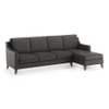 Abbey Sectional Sofa (Colour : Steel, Cushion : Hard, Seater : Right Aligned 3 Seater + Right Aligned Chaise)