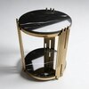 Sidekick Metal Side Table in Gold Colour