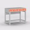 Topolino Study Table - Silver Grey