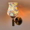 Devansh Metal Electric Wall Light in Gold Colour with Multi Shade Count of 1 Light