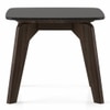 Galaxy Stone Side Table in American Walnut Finish