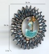 W-Shuarya Abstract Metal Wall Decor in Multicolor Set of 1