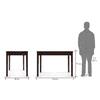 Angelou Solid Wood Study Table in Walnut Finish