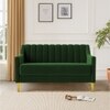 Fame Velvet 2 Seater Sofa in Green Colour