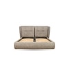 Heritage Engineered Wood Double  Size Bed Without Storage (Grey Colour)