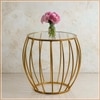 Contemporary Iron Side Table in  Finish - Set of 2