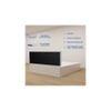 Samadhi Engineered Wood Queen Size Bed In White Finish