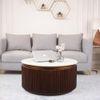Roswell Coffee Table In Dark Walnut Finish
