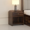 Yashvi Solid Wood Bedside Table in Provincial Teak Finish