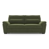 Adelaide Premium 3 Seater Fabric Sofa In Moss Green