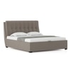 Bornholm Upholstered Storage Bed In Hydraulic in King Size with Shitake Beige Colour