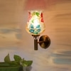 Devansh Metal Electric Wall Light in Gold Colour with Multi Shade Count of 1 Light