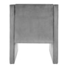 Shuntina Accent Velvet Chair in Grey Colour