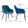 Seymour Arm Chair - Blue