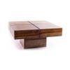 Arnel Coffee Table - Teak  Finish
