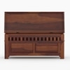 Madhavi Solid Wood Bench in Provincial Teak Finish