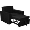 Eden  Pull Out Sofa cum Bed  in Black Colour