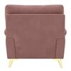 Osbert Velvet 2 Seater Sofa in Pink Color