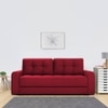 Calliro 3 Seater Pull Out Sofa cum Bed  in Maroon Colour