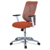 Wiwngas Mid Back Ergonomic Chair in Orange Colour