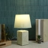 Textured Leaf Table Lamp Green Nature Inspired