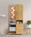 Hexa Red Wooden Dressing Table in Giant Wood Colour