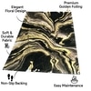 Luxe Home Polyester Cosmic Swirl Carpet – (5x7 Feet, Multicolor, TPR)