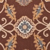 Presto Brown Traditional Hand Tufted Wool Carpet 4X6 Feet