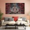 The Castle Decor Lord Shiva Meditation Wall Art Set of 5 27x48 Inch