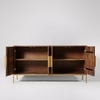 Banner Solid Wood Sideboard in Brown Colour