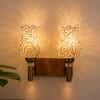 Devansh Metal Electric Wall Light in Gold Colour with Multi Shade Count of 1 Light