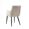 Serenity Fabric Dining Chair in Beige & White Colour