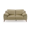 Europa 2 Seater Leatherette Sole in Light Green Colour