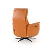 Oasis One Seater Motorized Leather Recliner in Golden Oak Brown Colour