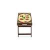 Rajasthani Charm Solid Wood Bookshelf and Serving Tray In Multicolour