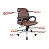 Smart Ergonomic Office Chair In Tan