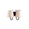 Etha White Natural Fiber Wall Light
